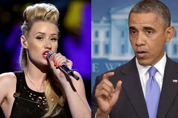A imaginação do presidente Obama Rhaps Iggy Azalea, os fãs da música são felizes (vídeo)