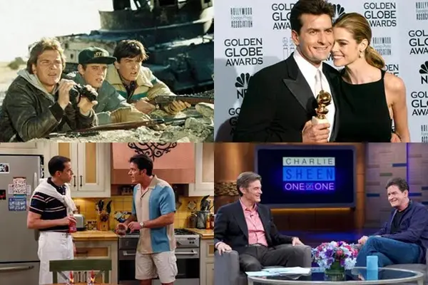 O desenvolvimento de Charlie Sheen, Red Dawn para suas batalhas com drogas e HIV (foto)