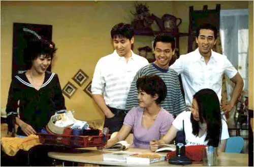 Drei Jungs und drei Mädchen