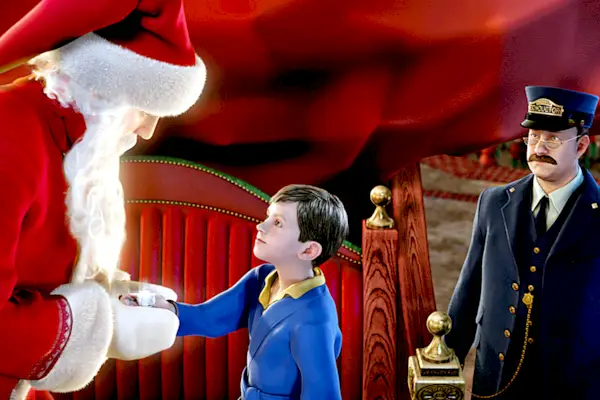 LE POLAR EXPRESS, le Père Noël, Hero Boy, le chef d'orchestre, 2004, (c) Warner Brothers/avec la permission d'Everett Collection
