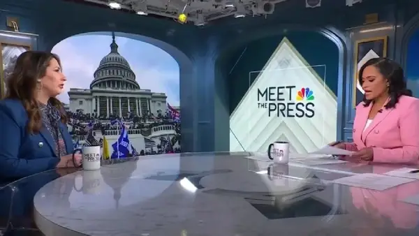 Kristen Welker Grills Ronna McDaniel no passado do Presidente da RNC: Por que as pessoas devem confiar no que dizem?