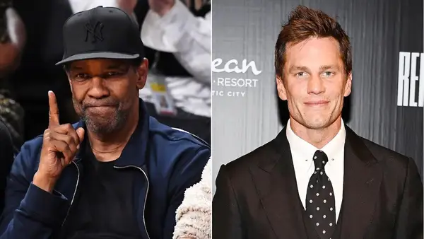 Denzel Washington segue la scena leggendaria di Remember The Titans with Tom Brady: Pensi che il calcio sia divertente?