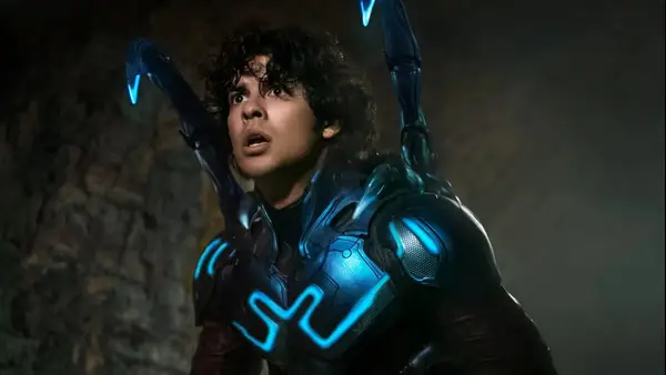 Blue Beetle Xolo Maridueña Star Grazie agli abbonati nei primi commenti dalla pubblicazione del film: questo è per tutti i nostri bambini interni