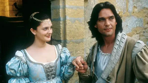 Drew Barrymore and Dougray Scott in Ever After