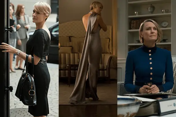 Card House: O desenvolvimento do estilo Robin Wright por Claire Underwood (foto)