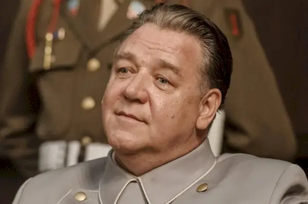NUREMBERG, Russell Crowe dans le rôle d'Hermann Goring, 2025.