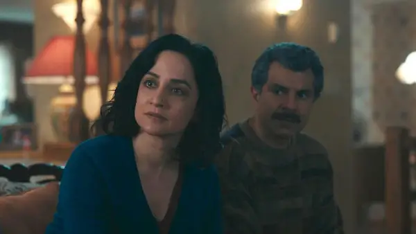 Archie Panjabi as Suman Virk, Ezra Faroque Khan as Manjit Virk in Under the Bridge