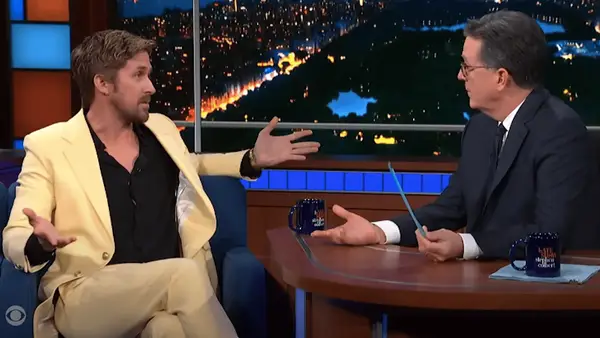 Ryan Gosling Aces Colbert Frage mit besserer Sandwich -Antwort als irgendjemand sah