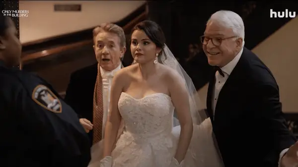 Martin Short e Steve Martin interpretam os pais da noiva de Selena Gomez em apenas assassinatos no prédio de sheak (vídeo)