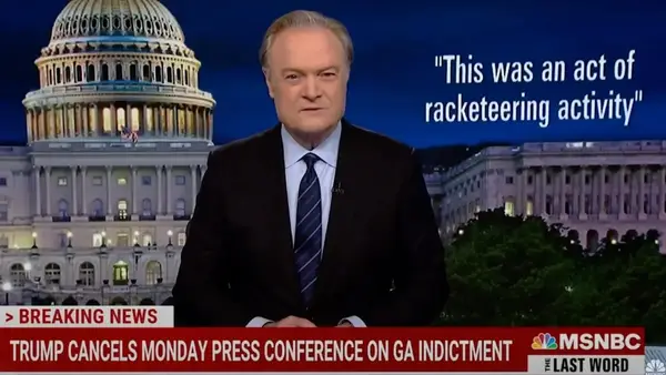 Lawrence O'Donnell diz que Trump estava assustador no silêncio de Fani Willis: a acusação que Donald Trump fez (vídeo)
