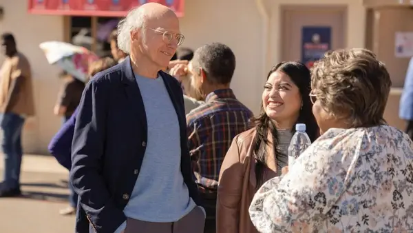 Larry David and Keyla Monterroso Mejia