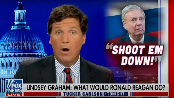 Tucker Carlson trifft Lindsey Graham für den Verkauf antiamerikanischer Dummheit: Was würde Reagan tun? Würde sich wahrscheinlich übergeben (Video)