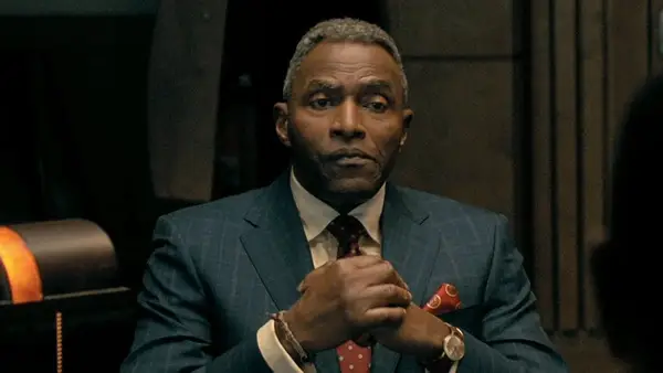 Carl Lumbly as C. Auguste Dupin in The Fall of the House of Usher