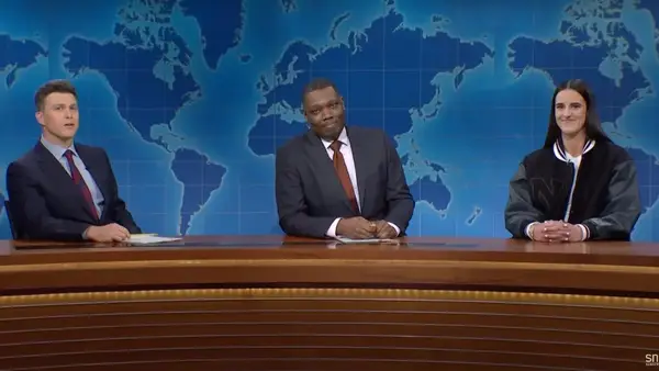 SNL: Caitlin Clark est immergé dans Michael Che pour les blagues sportives sexistes pour les femmes le week-end -Update