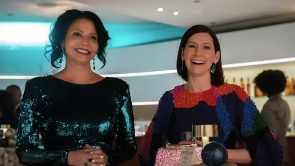 Gloria Reuben and Carrie Preston in 