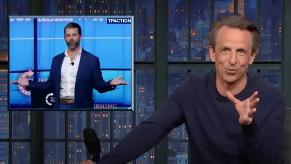 Seth Meyers macht sich über Trump Jr. lustig, weil er gezeigt hat, dass er nicht auf der Epstein -Liste steht: Wenn Sie es sagen müssen, haben Sie bereits verloren