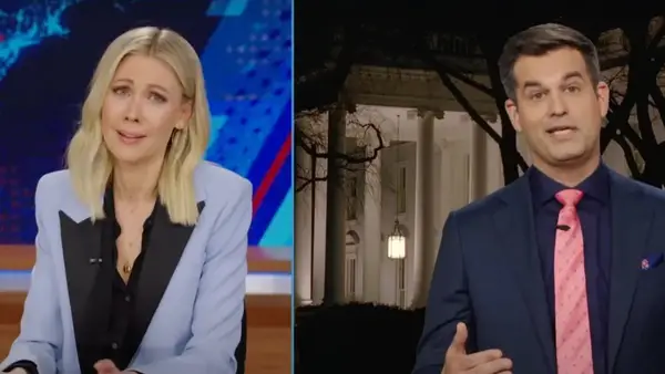 The Daily Show ha arrostito i candidati per i candidati per la stella di un processo: ha incontrato il gala per le persone che non credono nei diritti delle donne