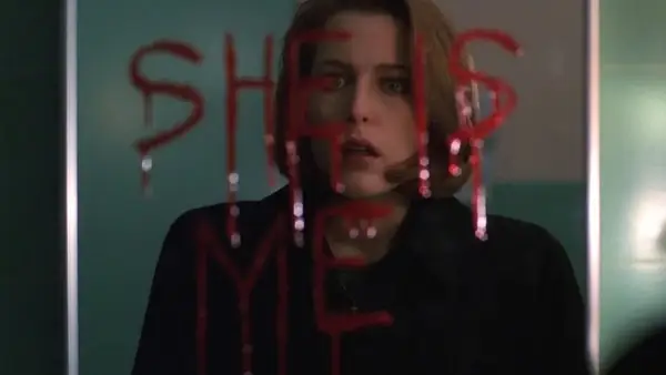 Gillian Anderson in Elegy episode of The X-Files