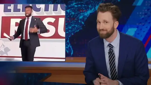 O correspondente do Daily Show Jordan Klepper quebra os eleitores mágicos mais jovens de Putin