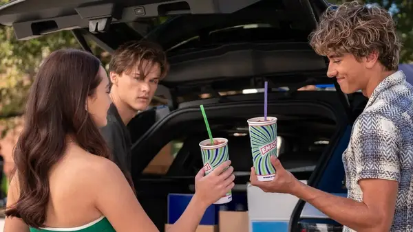 Lola Tung, Chris Briney and Gavin Casalegno in 