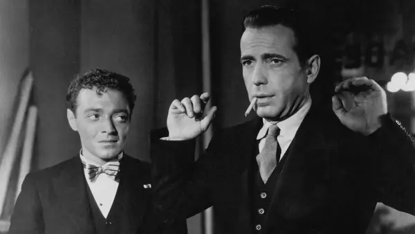 Peter Lorre and Humphrey Bogart in 