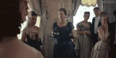 BUCCANEERS 104 everyone at the party watching Mrs. St. George