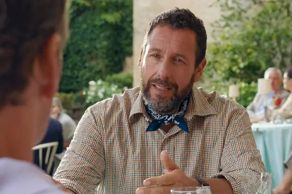 JAY KELLY, de gauche à droite : Patrick Wilson, Adam Sandler, 2025
