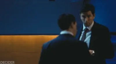 SUCCESSION 408 Shiv watches Kendall figure out she lied to him