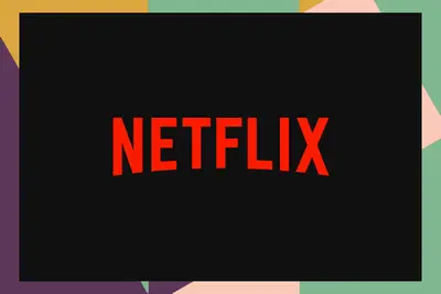netflix logo with background