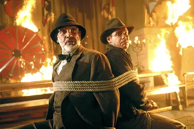 INDIANA JONES AND THE LAST CRUSADE, Sean Connery, Harrison Ford, 1989, (c) Paramount/courtesy Everett Collection