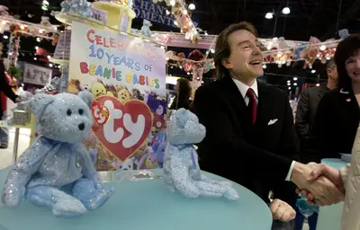 Ty Warner, the creator of Beanie Babies, at the 2003 American International Toy Fair