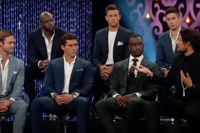 Seven contestants on 