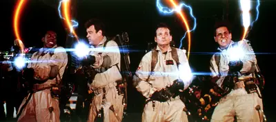 GHOSTBUSTERS II, Ernie Hudson, Dan Aykroyd, Bill Murray, Harold Ramis, 1989, (c) Columbia/courtesy E