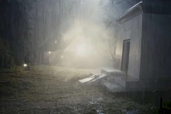 Cena da ressurreição do homem morto de Wake Up