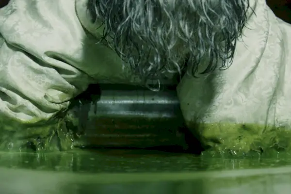 Cena do banho de ácido de Wake Up Dead Man