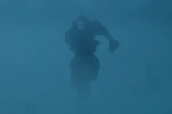 Pennywise (Bill Skarsgard) correndo na névoa em