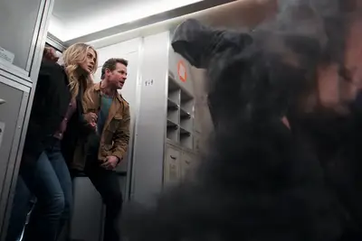 Melissa Roxburgh and Josh Dallas on 