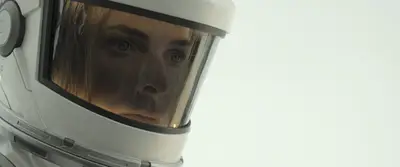 Rebecca Ferguson wearing a protective helmet as Juliette Nichols on 