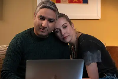 Nate (Nick Mohammed) and Jade (Edyta Budnik) in 