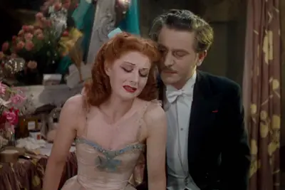 Vicky crying with Lermentov in The Red Shoes