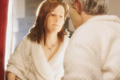 ANOMALISA, from left: Lisa (voice: Jennifer Jason Leigh), Michael Stone (voice: David Thewlis),