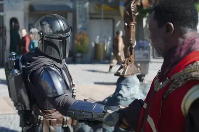 The Mandalorian s3 - Din and Greef