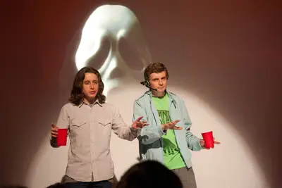 SCREAM 4, (aka SCRE4M), from left: Rory Culkin, Erik Knudsen, 2011. ©Dimension Films/courtesy Everet