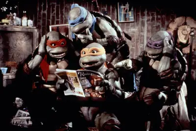 A still from Teenage Mutant Ninja Turtles II: The Secret of the Ooze (1991)