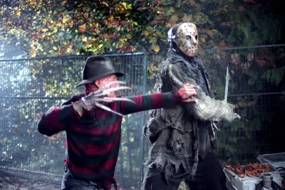 FREDDY VS. JASON, Robert Englund, Ken Kirzinger, 2003, (c) New Line/courtesy Everett Collection