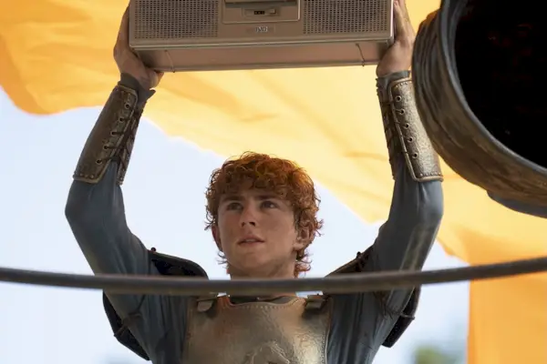 Walker Scobell como Percy Jackson em