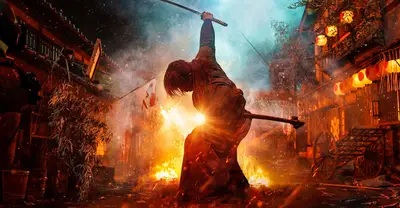 Sende oder ílalo: Rurouni Kenshin: Das Finale in Netflix, Aktion der japanischen Periode mit epischer Kampfenergie