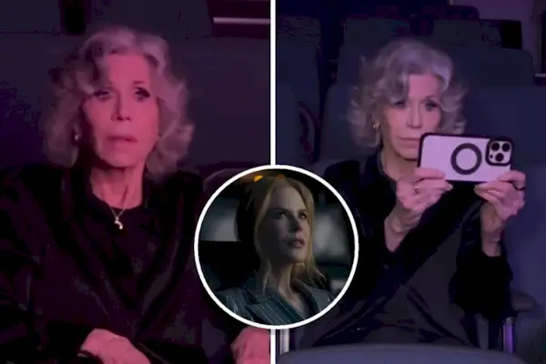 Jane Fonda parodia o icônico anúncio AMC de Nicole Kidman para espetar a fusão Netflix-WB: a ganância corporativa parece boa em um lugar como este