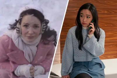 Cleaner slanted side-by-side of Charlotte and Lily in 