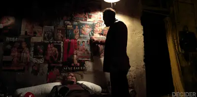 SUPERSEX Ep7 ROCCO TOUCHES THE POSTERS OF HIMSELF ON THE WALL
